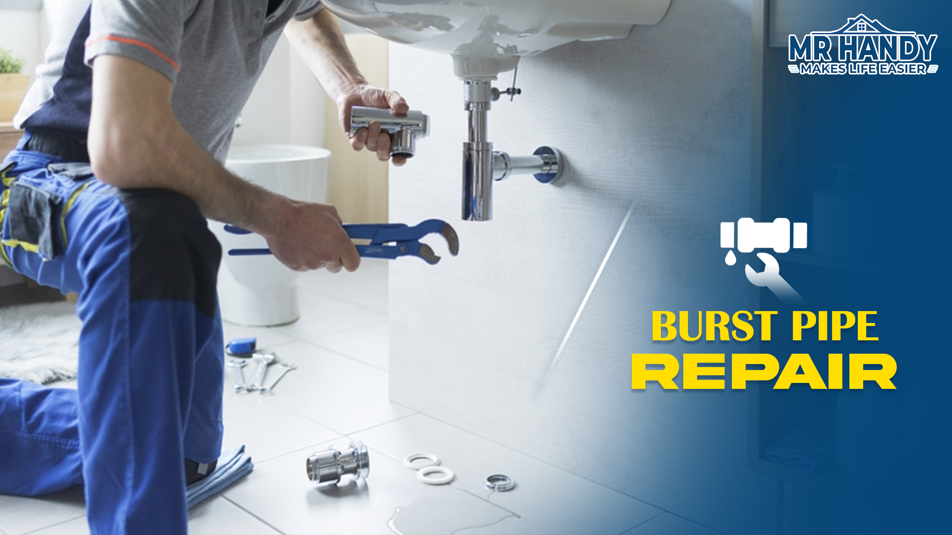 Burst pipe repair � Mr Handy