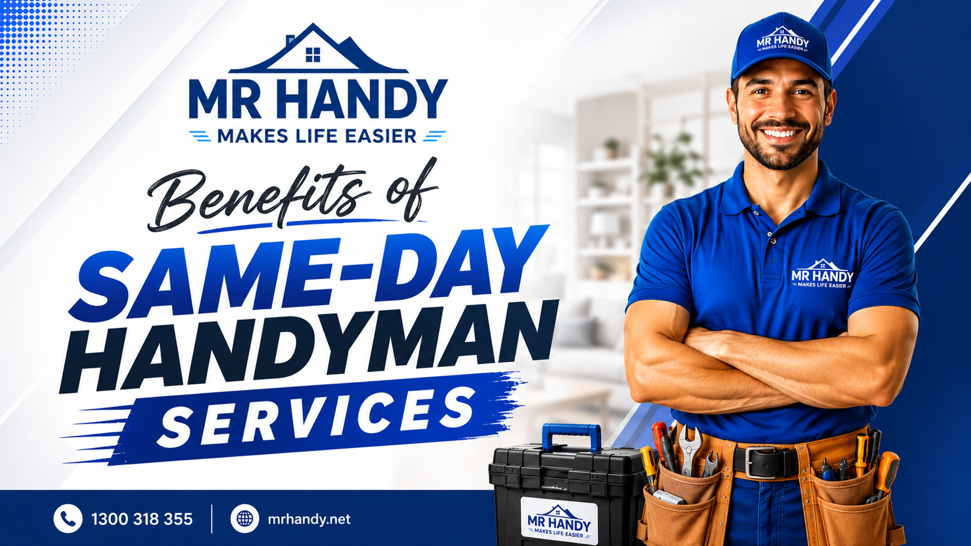 Licensed tradesperson for a same-day handyman repair in Australia